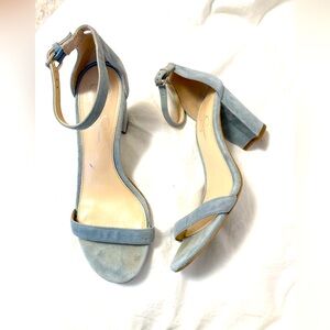 jessica simpson heels Light Blue Suede Block Heels Size 9